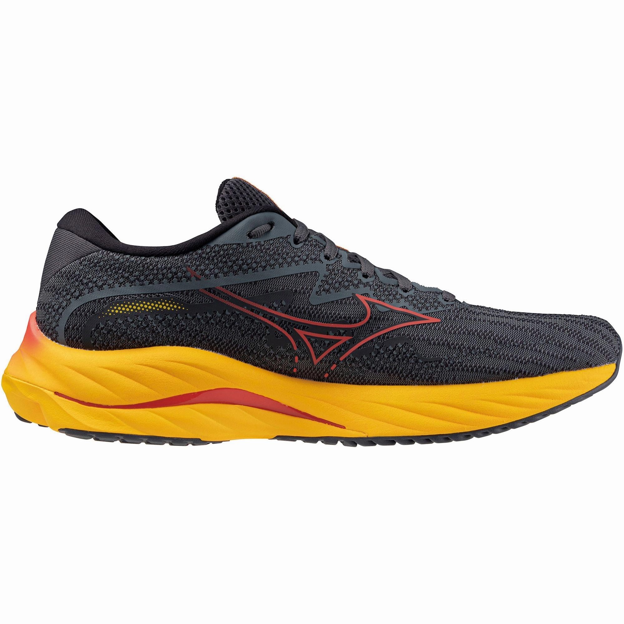 Mizuno Wave Rider 27 Mens Running Shoes - Grey Sky Tech Footwear