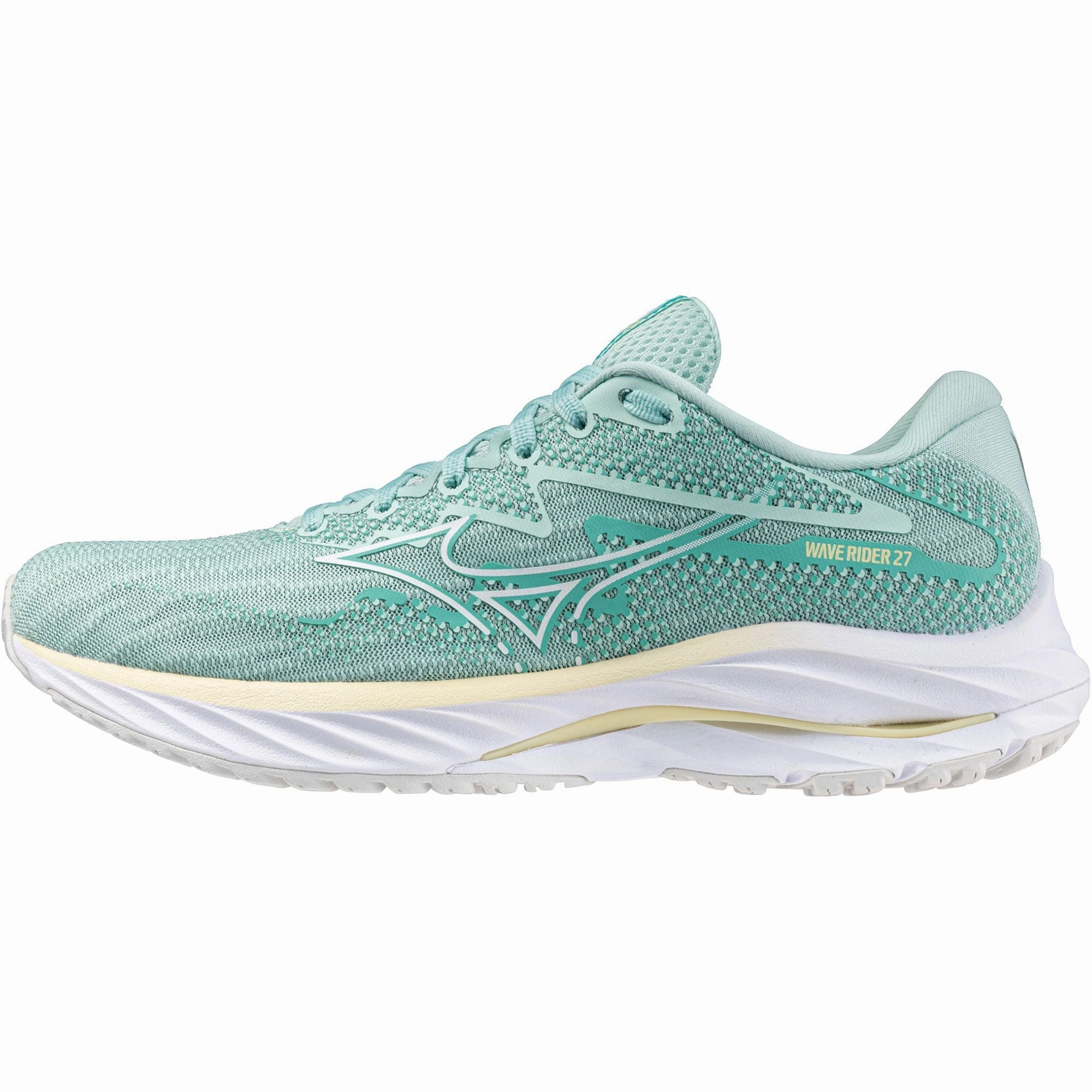Mizuno Wave Rider 27 Womens Running Shoes - Green Mizuno Wave Rider shoes