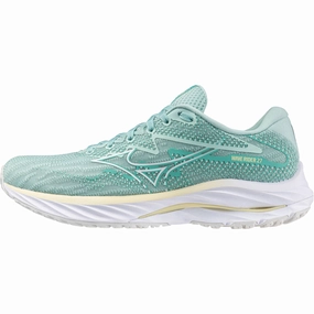 Mizuno Wave Rider 27 Womens Running Shoes - Green Mizuno Wave Rider shoes
