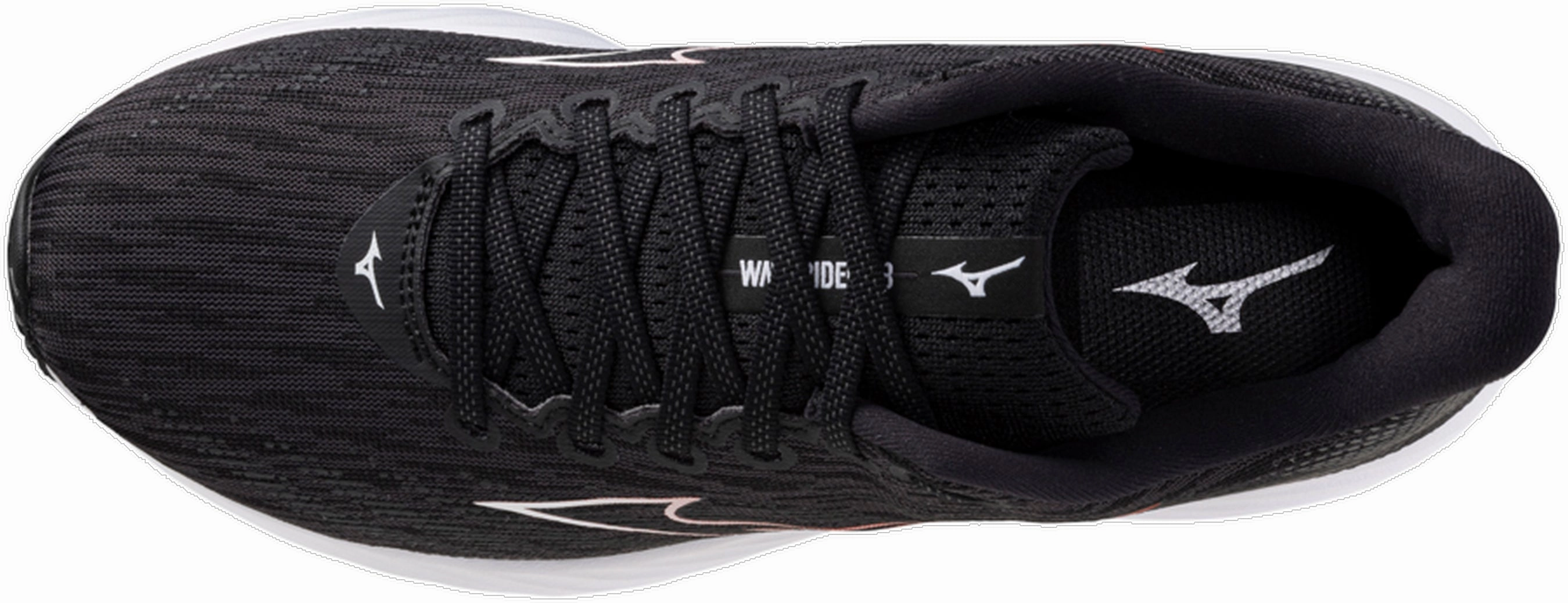 Mizuno Wave Rider 28 Mens Running Shoes - Black Sky Tech Footwear