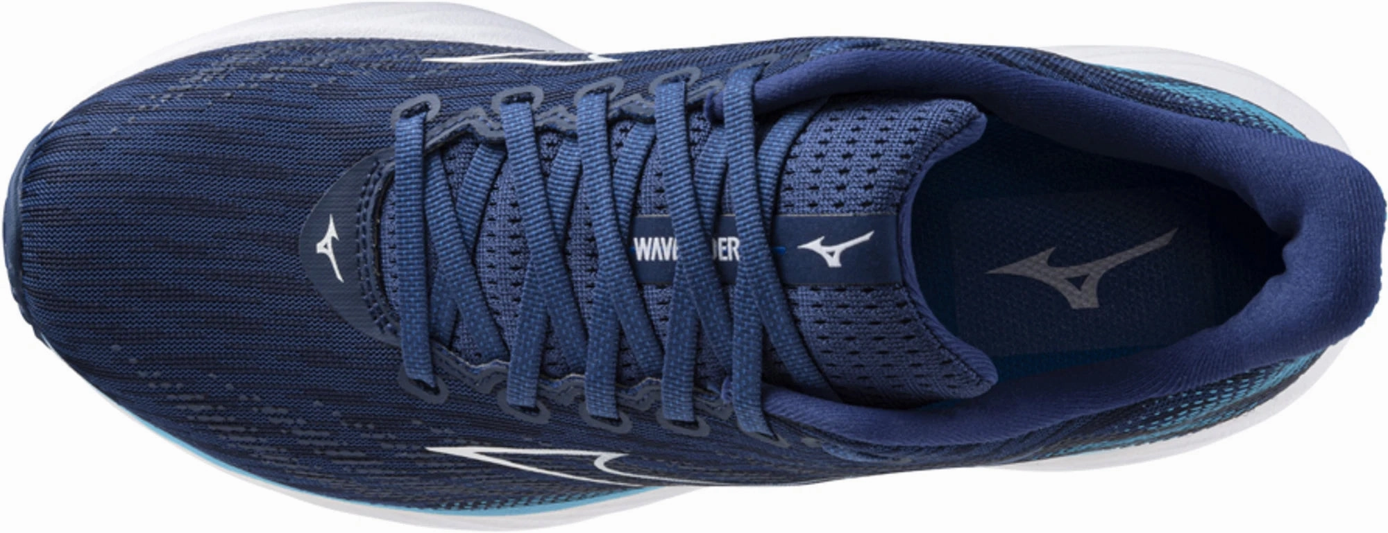 Mizuno Wave Rider 28 Mens Running Shoes - Blue Sky Tech Footwear