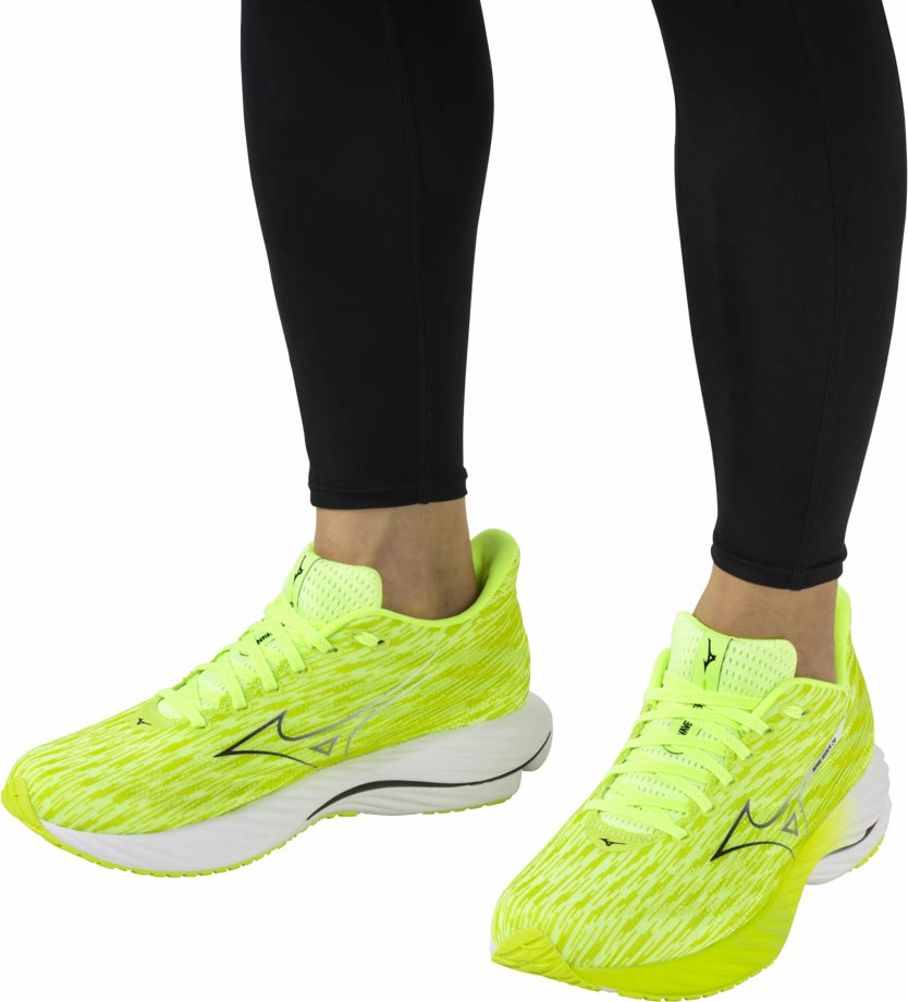 Mizuno Wave Rider 28 Mens Running Shoes - Green Sky Tech Footwear