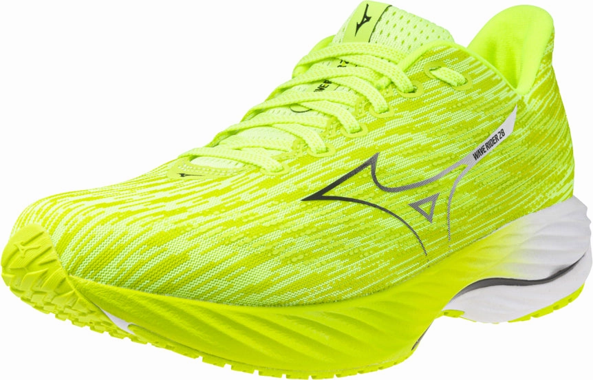 Mizuno Wave Rider 28 Mens Running Shoes - Green Sky Tech Footwear