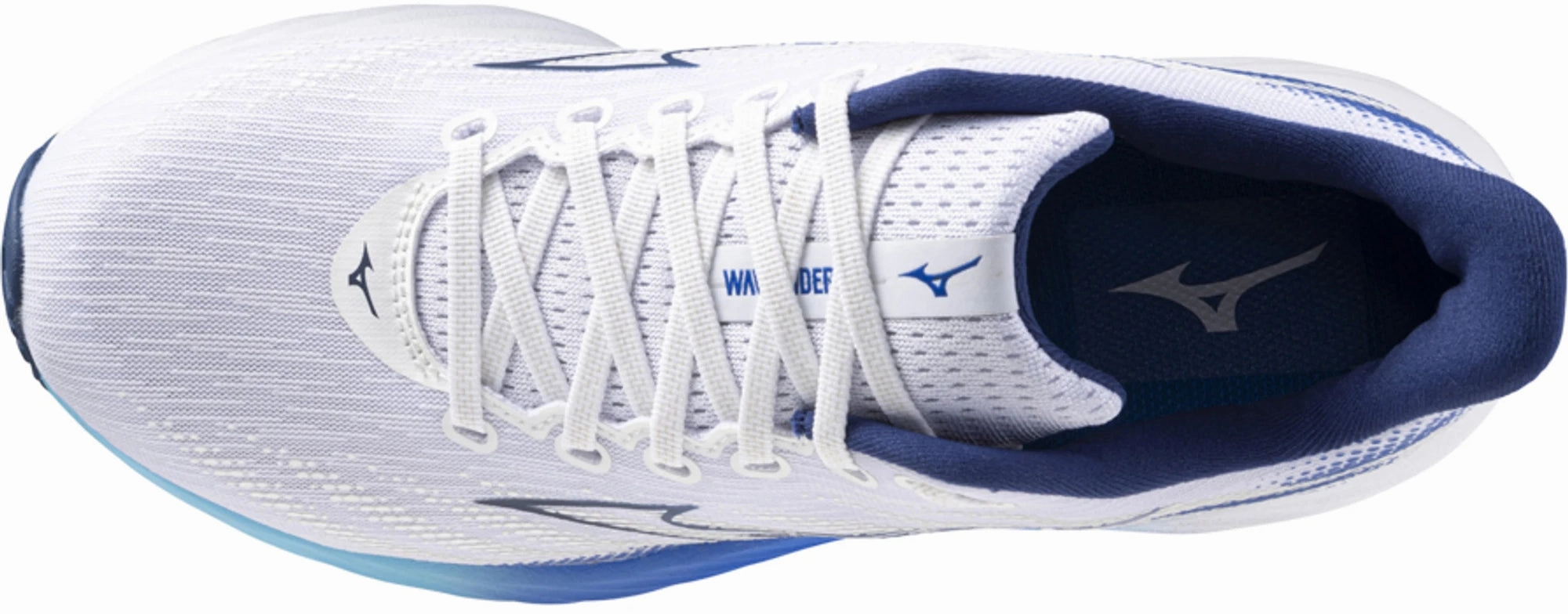 Mizuno Wave Rider 28 Mens Running Shoes - White Sky Tech Footwear