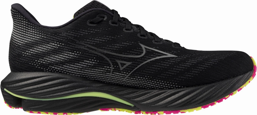 Mizuno Wave Rider 28 Running Shoes - Black Performance Sneakers