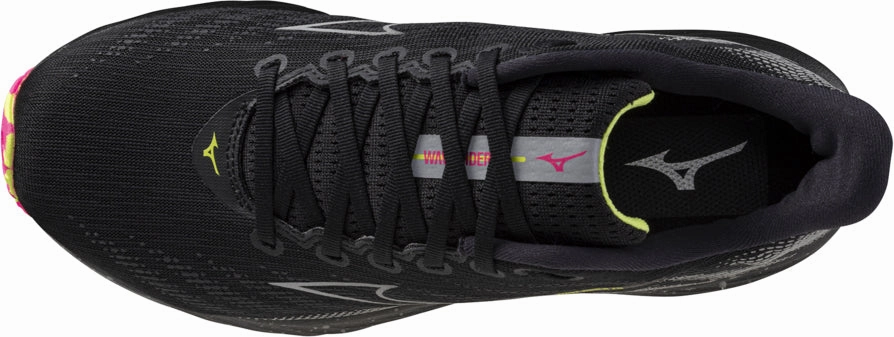 Mizuno Wave Rider 28 Running Shoes - Black Performance Sneakers