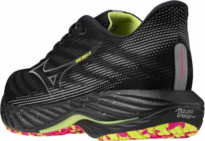 Mizuno Wave Rider 28 Running Shoes - Black Sky Tech Footwear