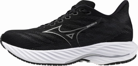 Mizuno Wave Rider 28 WIDE FIT (D) Womens Running Shoes - Black Mizuno Wave Rider shoes
