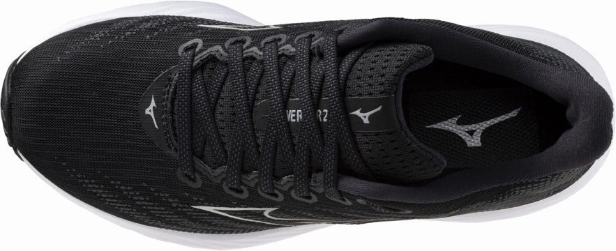 Mizuno Wave Rider 28 WIDE FIT (D) Womens Running Shoes - Black Sky Tech Footwear