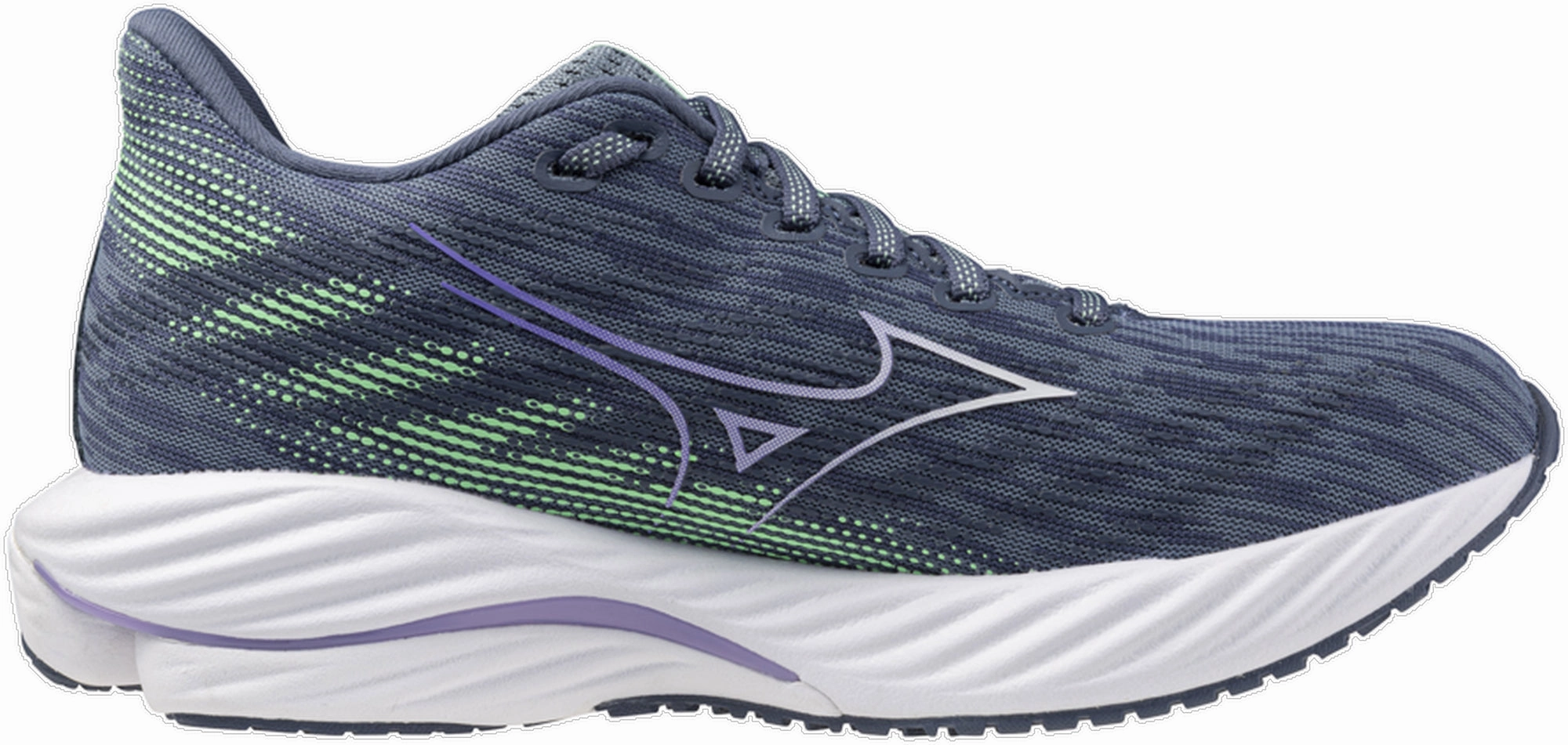 Mizuno Wave Rider 28 Womens Running Shoes - Blue Performance Sneakers