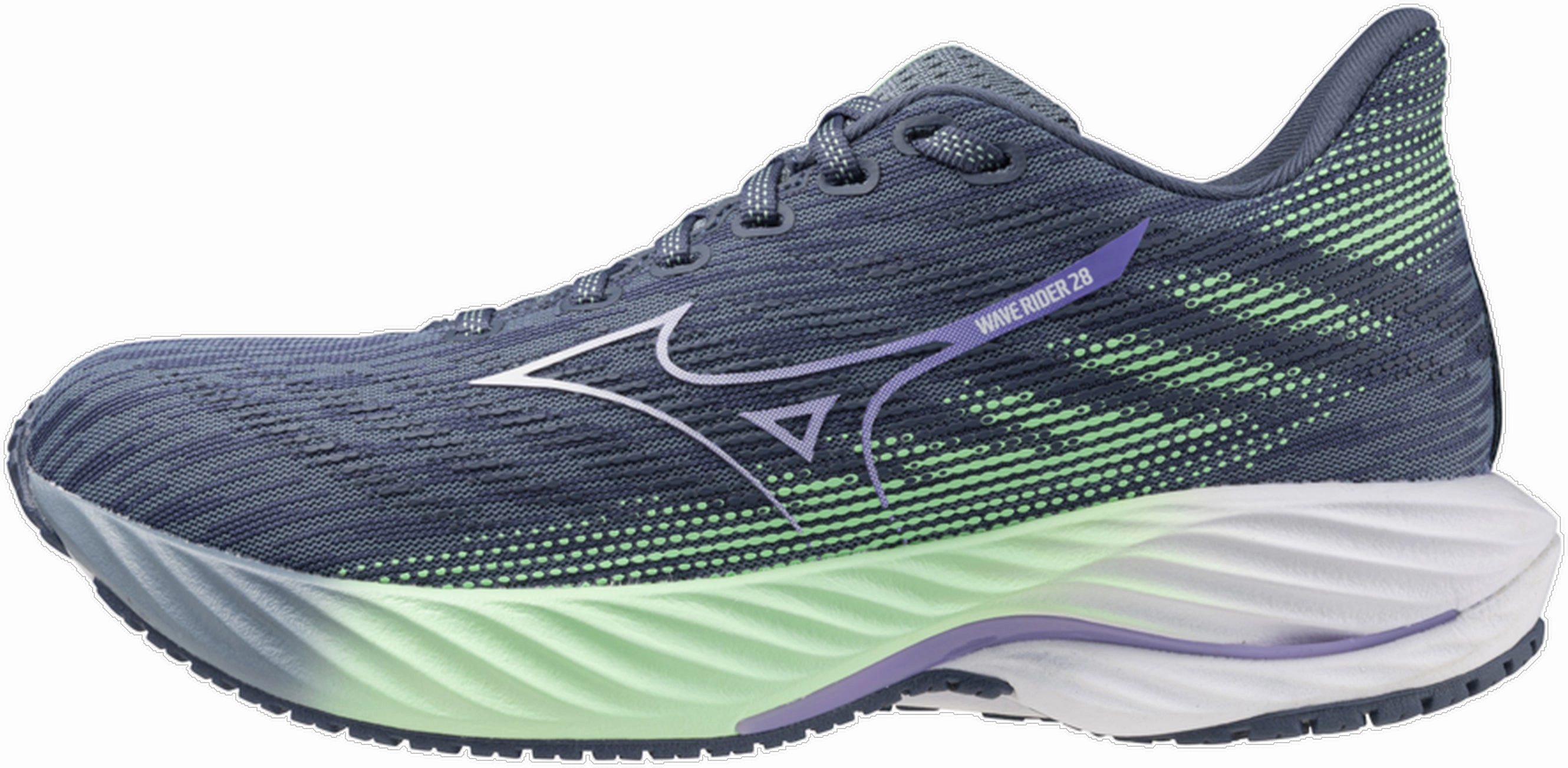 Mizuno Wave Rider 28 Womens Running Shoes - Blue Mizuno Wave Rider shoes