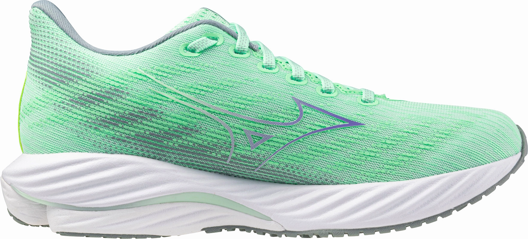 Mizuno Wave Rider 28 Womens Running Shoes - Green Sky Tech Footwear