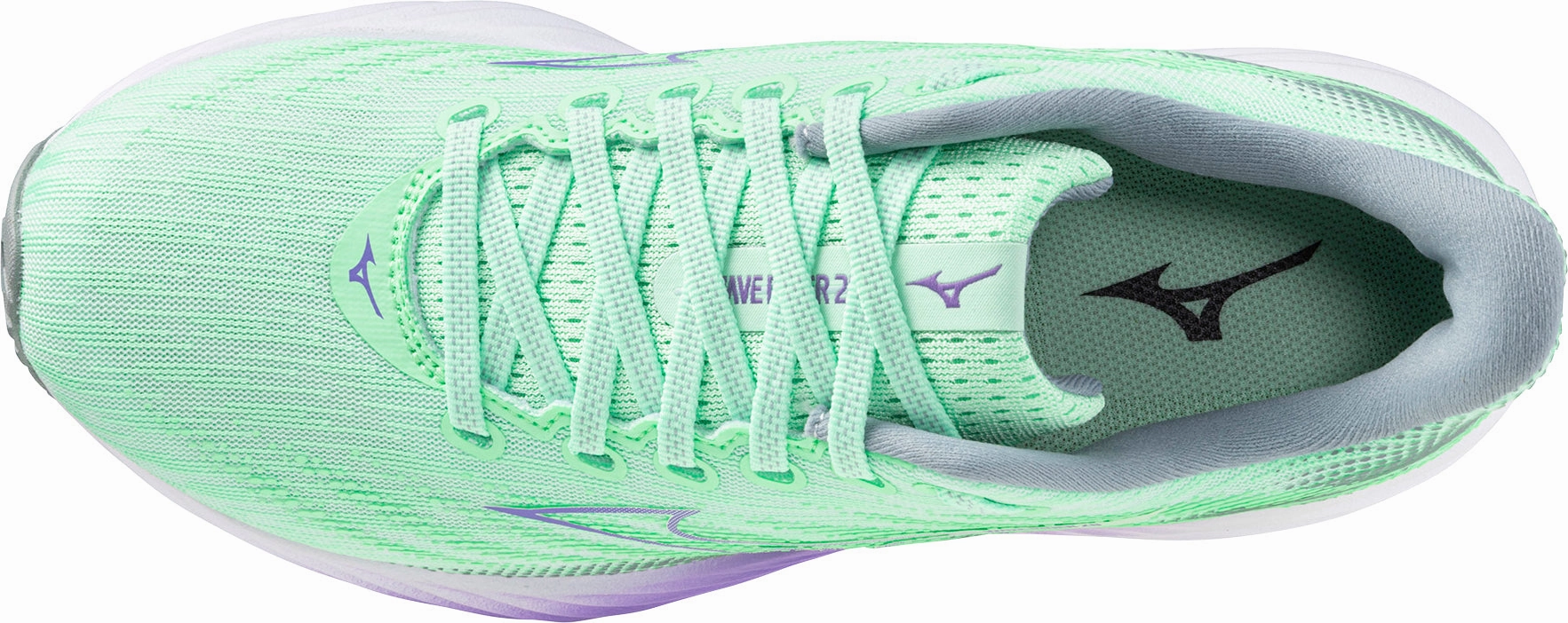 Mizuno Wave Rider 28 Womens Running Shoes - Green Sky Tech Footwear