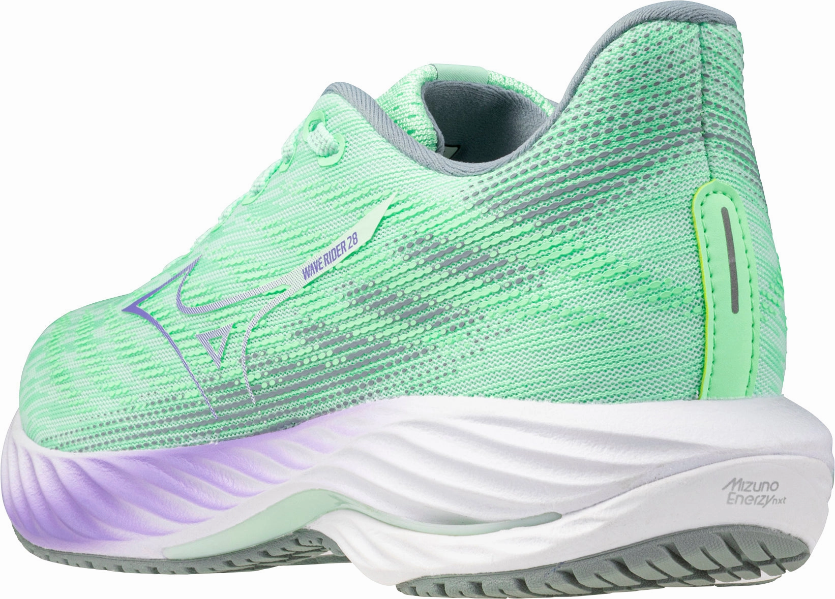 Mizuno Wave Rider 28 Womens Running Shoes - Green Sky Tech Footwear