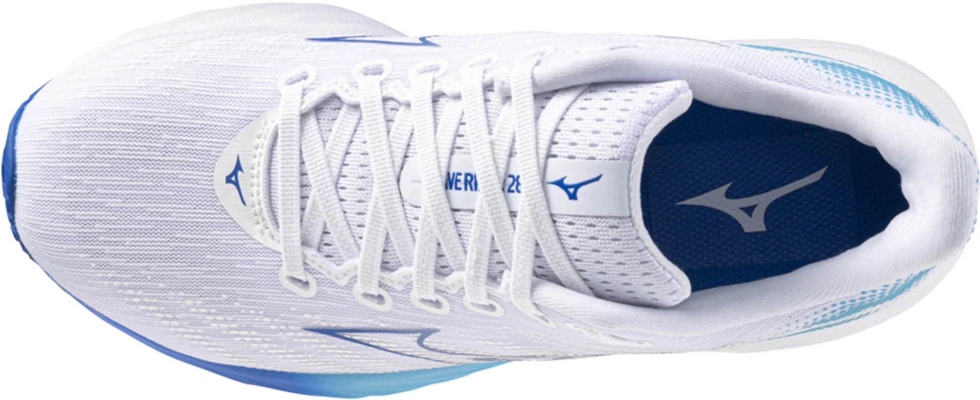 Mizuno Wave Rider 28 Womens Running Shoes - White Sky Tech Footwear