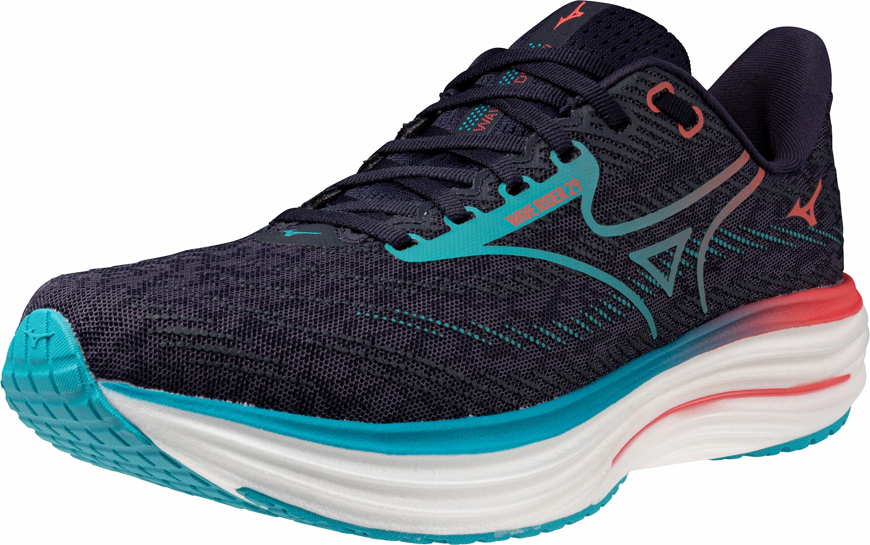 Mizuno Wave Rider 29 Mens Running Shoes - Grey Sky Tech Footwear