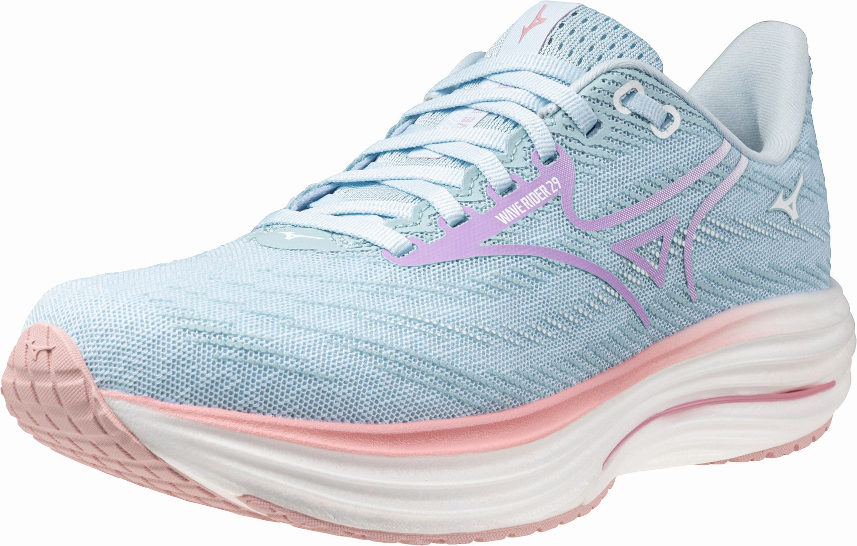 Mizuno Wave Rider 29 Womens Running Shoes - Blue Sky Tech Footwear