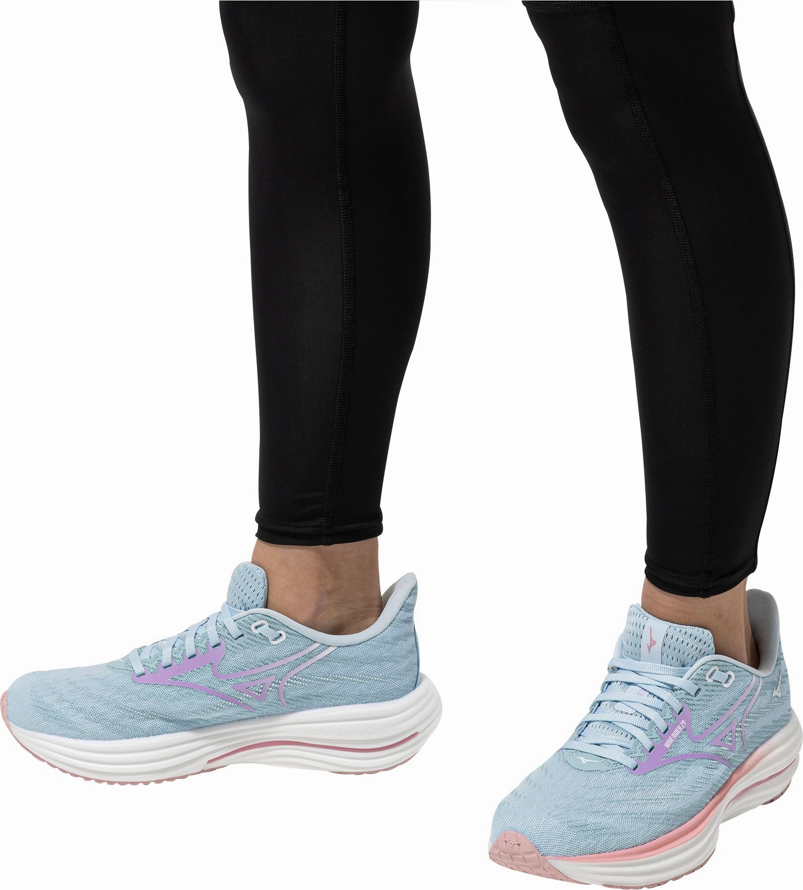 Mizuno Wave Rider 29 Womens Running Shoes - Blue Sky Tech Footwear