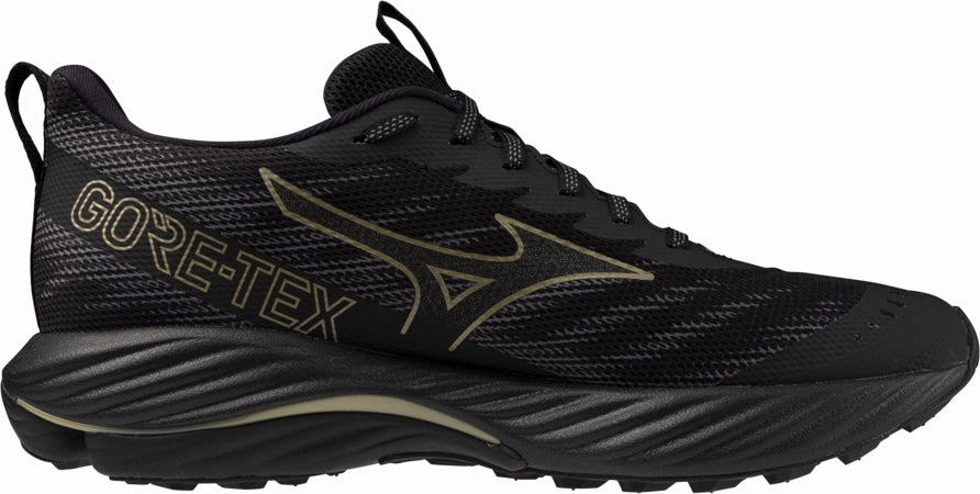 Mizuno Wave Rider GORE-TEX 2 Mens Trail Running Shoes - Black Sky Tech Footwear