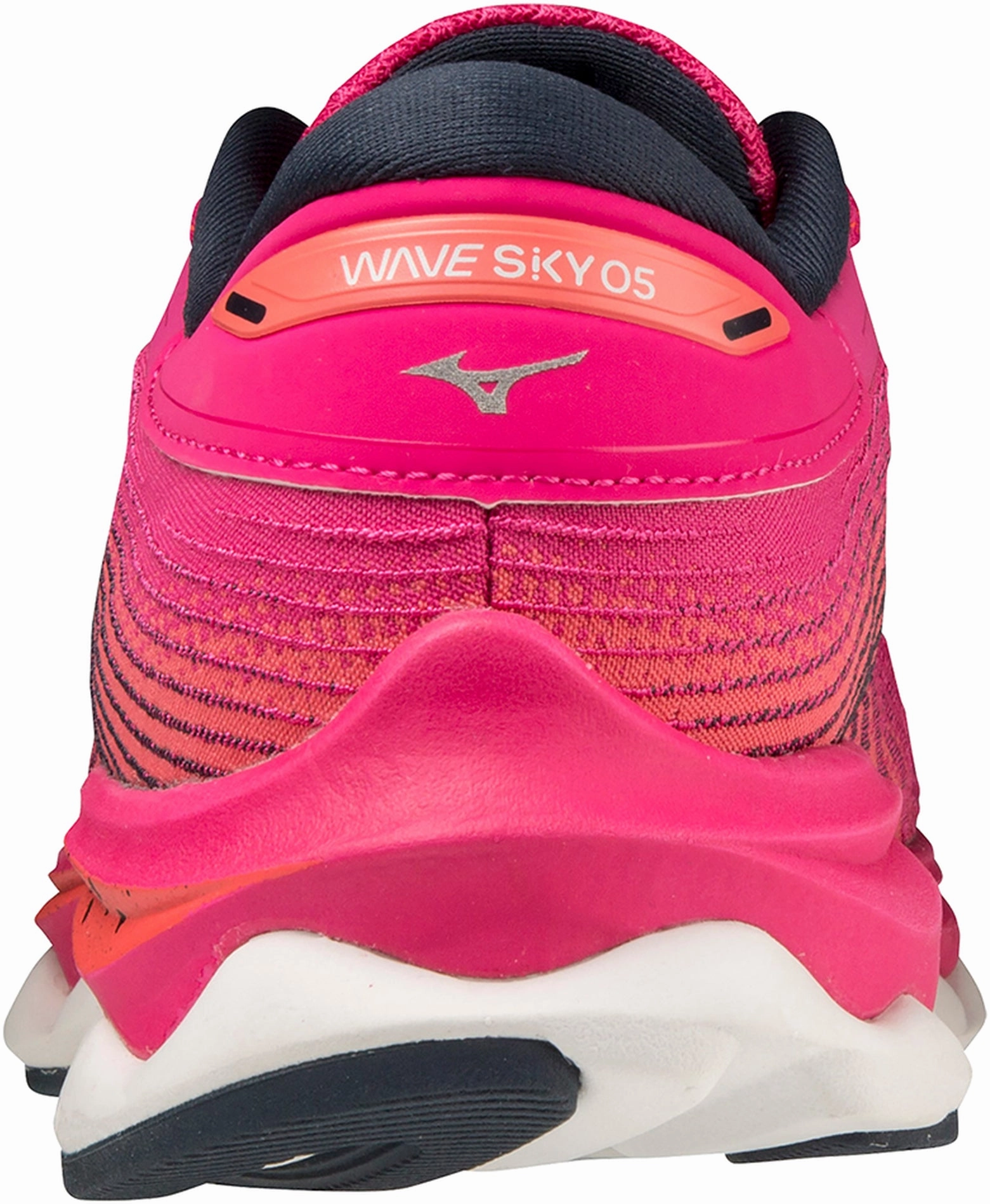 Mizuno Wave Sky 5 Womens Running Shoes - Pink Easy On Kids Shoes