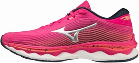 Mizuno Wave Sky 5 Womens Running Shoes - Pink Mizuno Wave Sky design