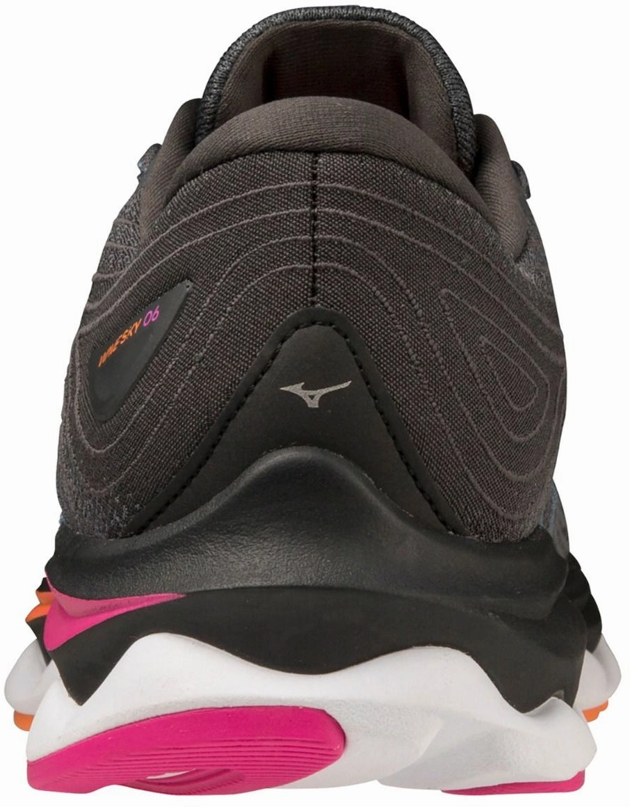Mizuno Wave Sky 6 Womens Running Shoes - Grey Easy On Kids Shoes