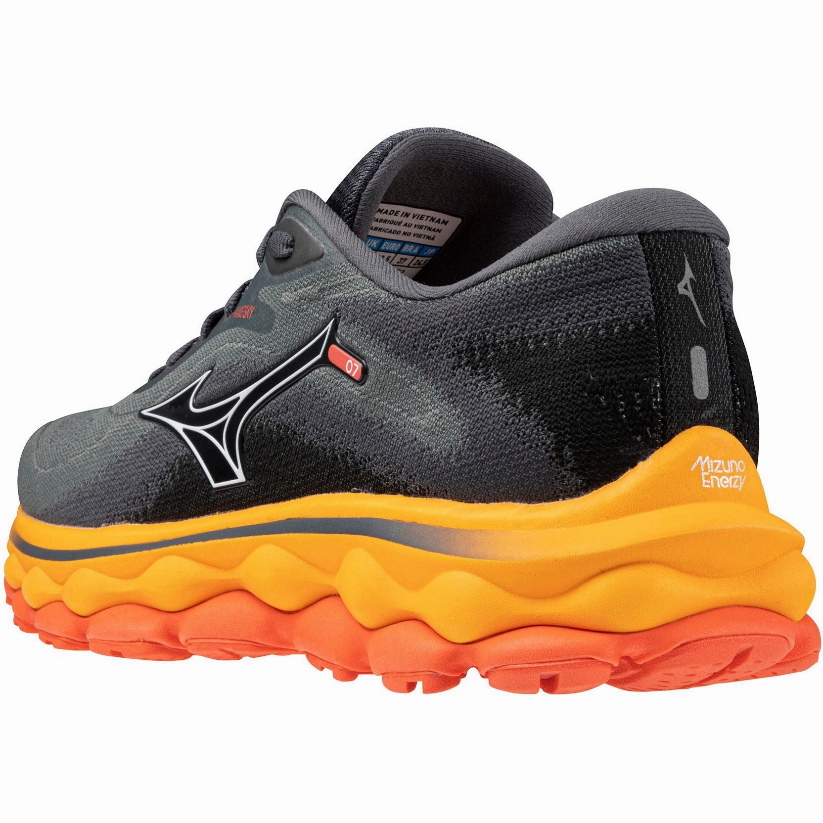 Mizuno Wave Sky 7 Womens Running Shoes - Grey Performance Sneakers