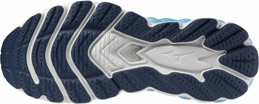 Mizuno Wave Sky 8 Mens Running Shoes - Blue Easy On Kids Shoes