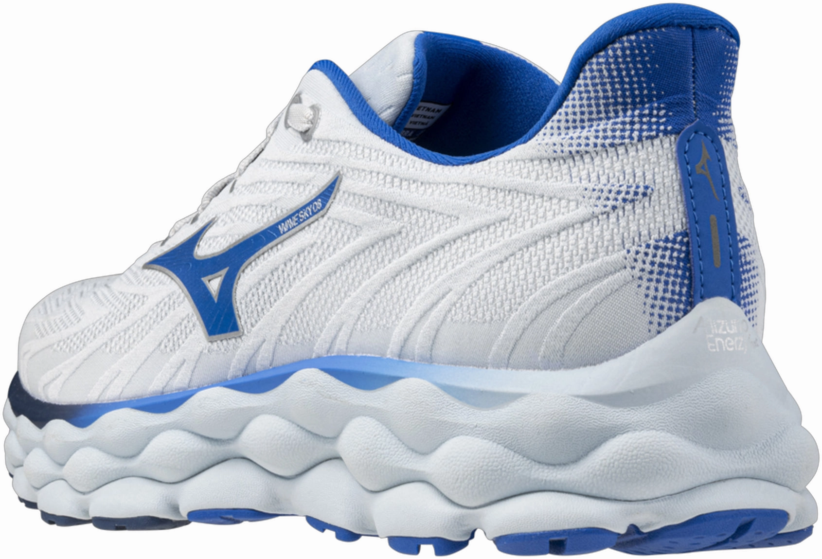 Mizuno Wave Sky 8 Mens Running Shoes - White Easy On Kids Shoes