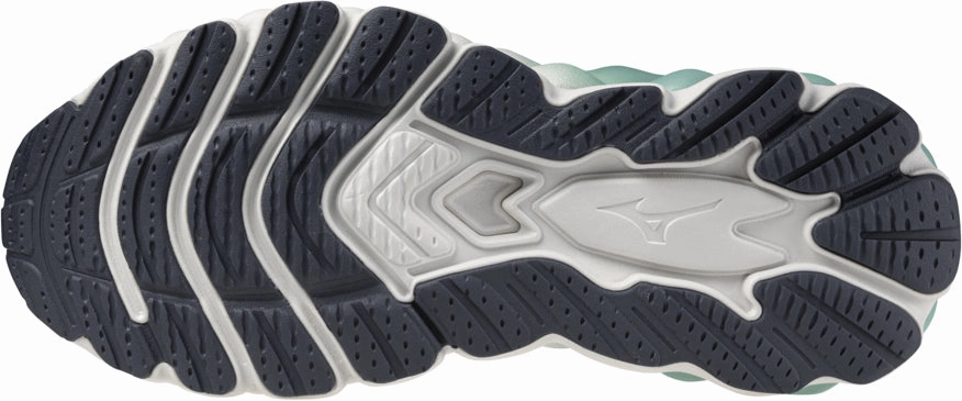 Mizuno Wave Sky 8 Womens Running Shoes - Grey Easy On Kids Shoes