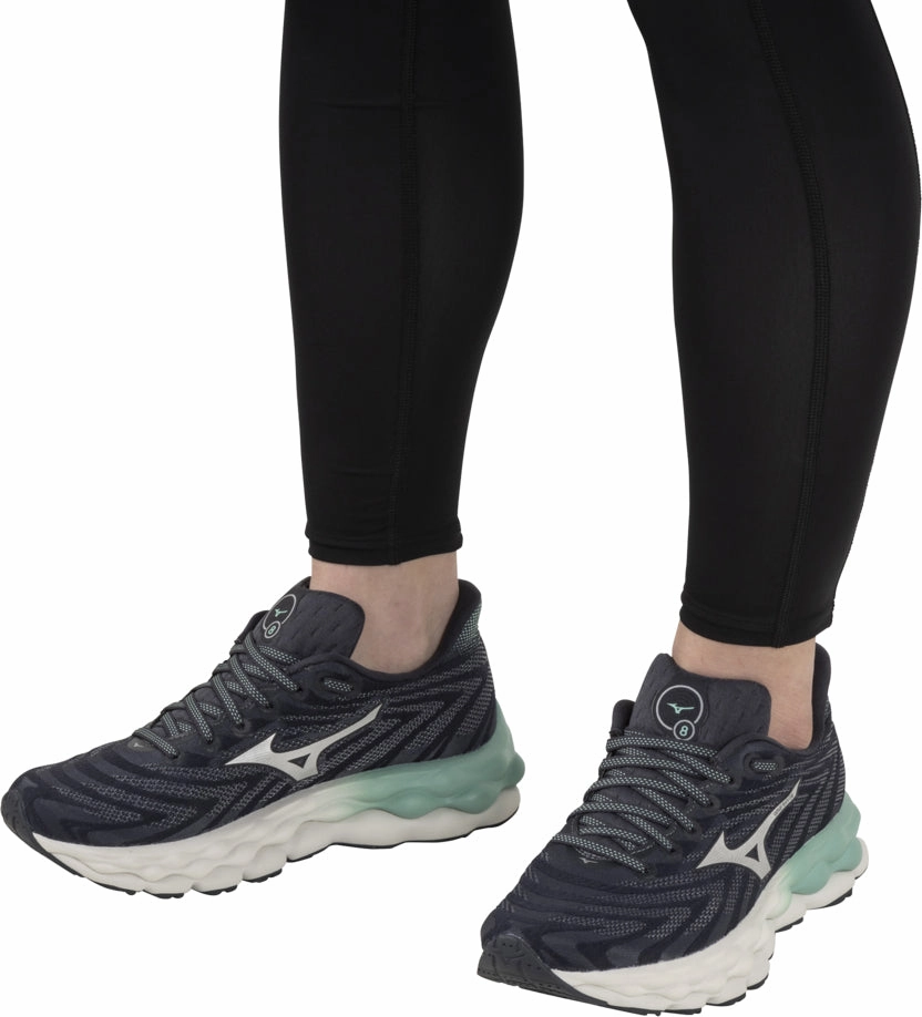 Mizuno Wave Sky 8 Womens Running Shoes - Grey Performance Sneakers