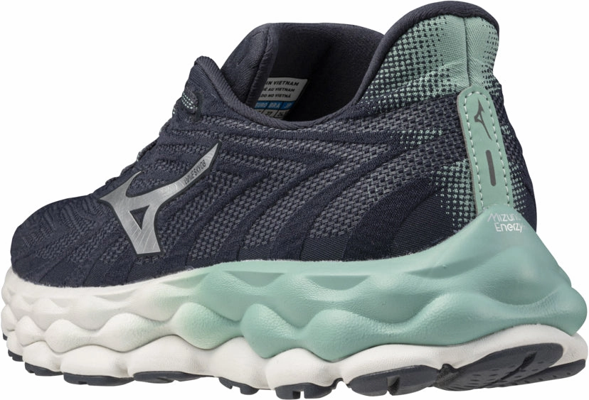 Mizuno Wave Sky 8 Womens Running Shoes - Grey Performance Sneakers