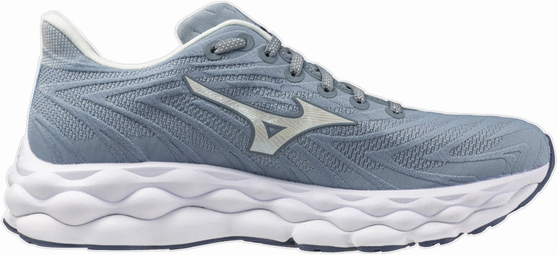 Mizuno Wave Sky 8 Womens Running Shoes - Grey Performance Sneakers
