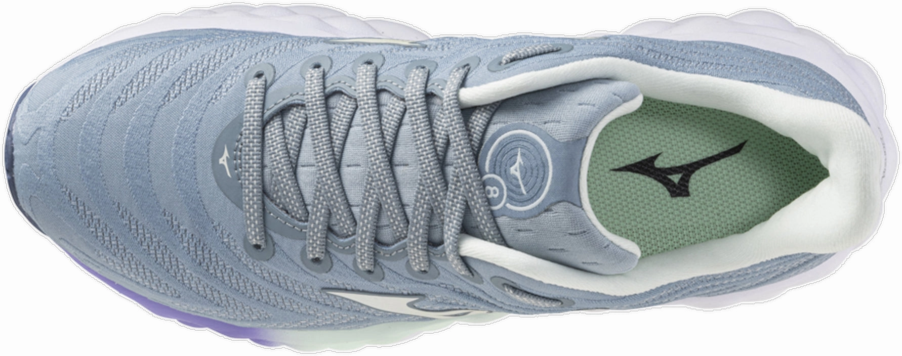 Mizuno Wave Sky 8 Womens Running Shoes - Grey Performance Sneakers