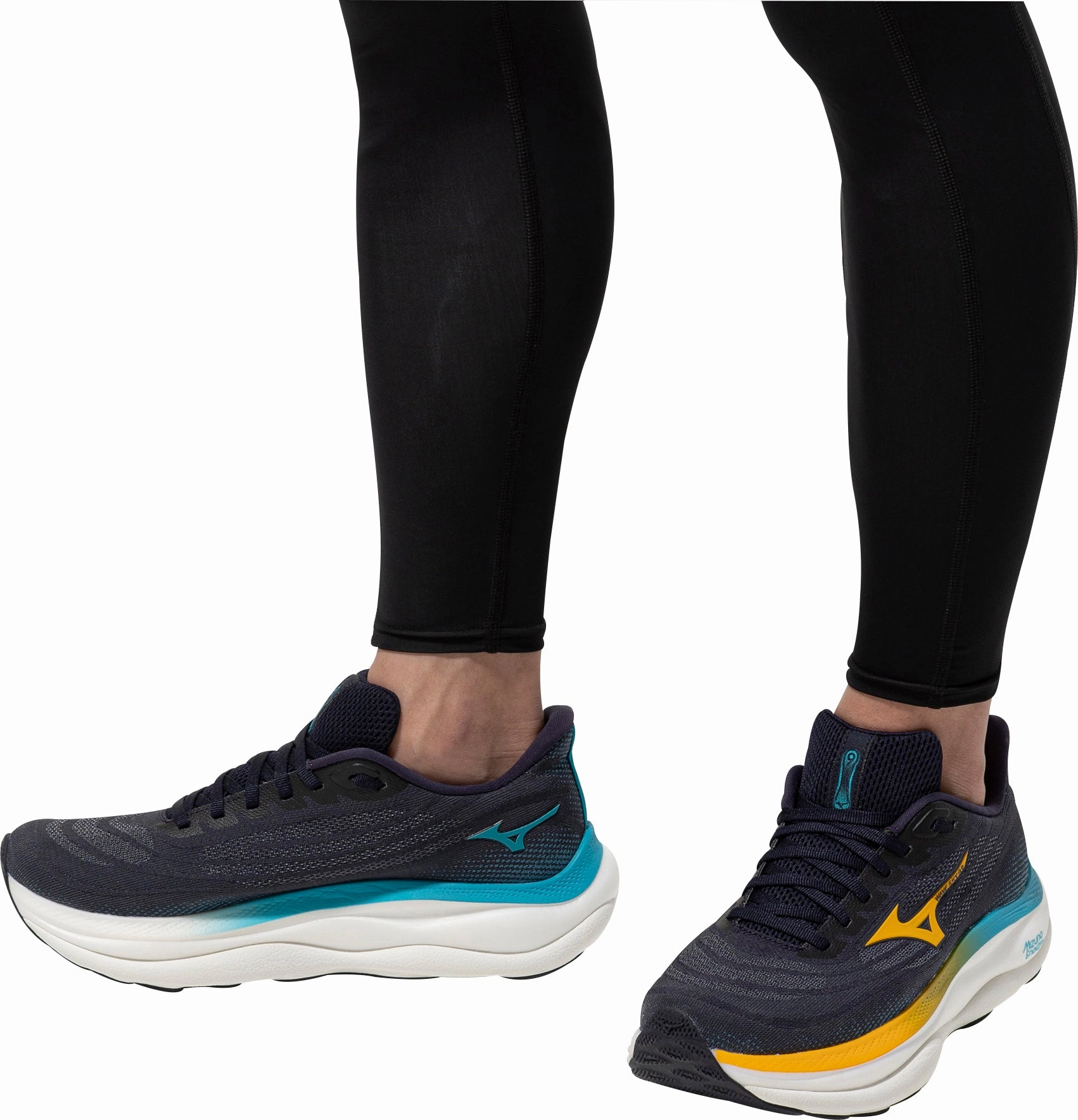 Mizuno Wave Sky 9 Mens Running Shoes - Blue Easy On Kids Shoes
