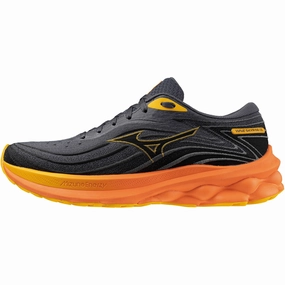 Mizuno Wave Skyrise 5 Mens Running Shoes - Grey Mizuno performance sneakers for training