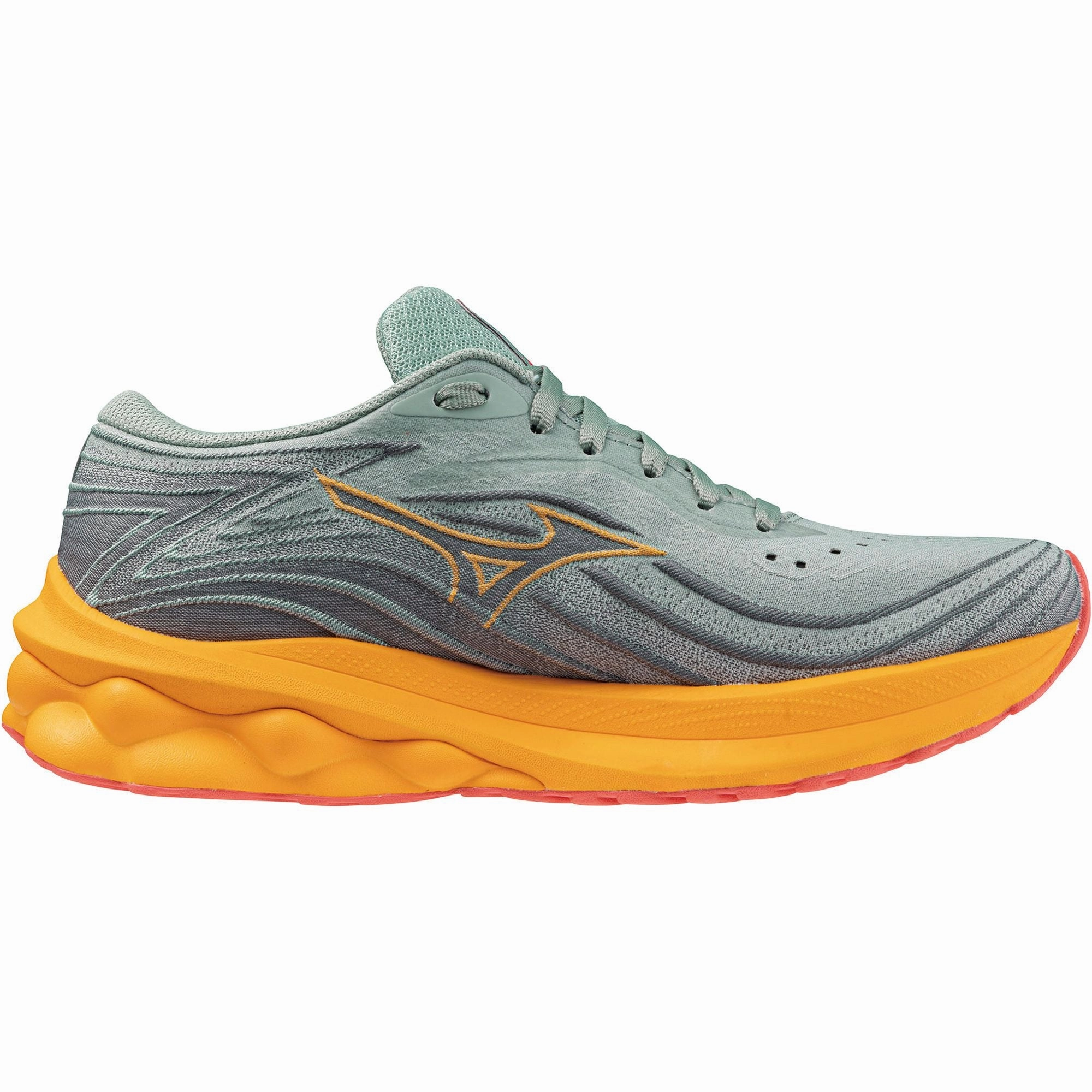 Mizuno Wave Skyrise 5 Womens Running Shoes - Green Performance Sneakers