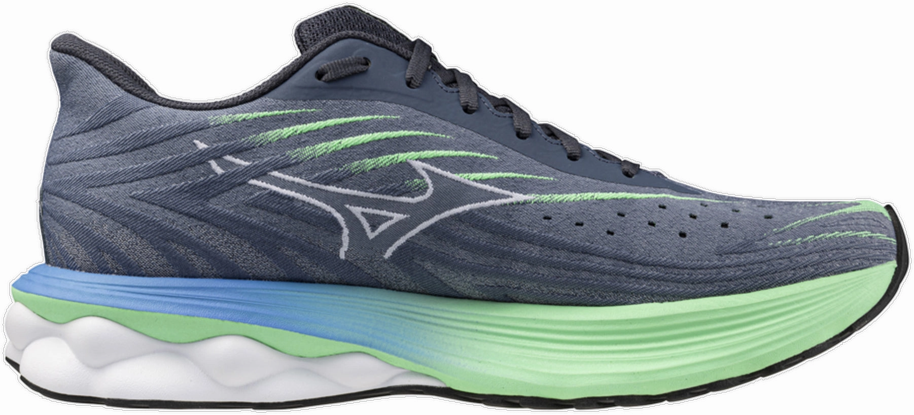 Mizuno Wave Skyrise 6 Mens Running Shoes - Blue Performance Sneakers