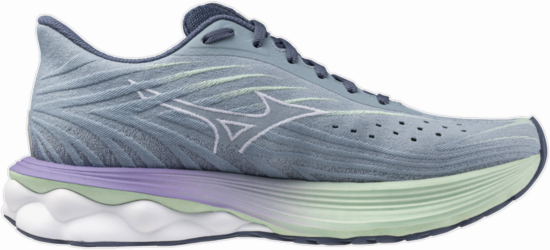 Mizuno Wave Skyrise 6 Womens Running Shoes - Grey Performance Sneakers