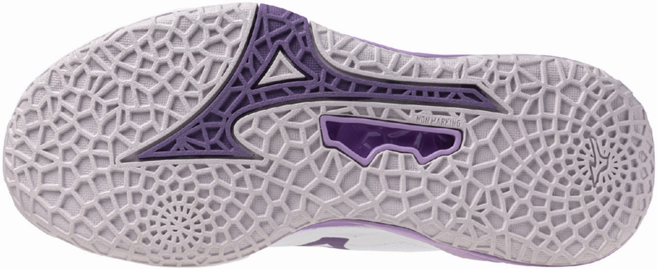 Mizuno Wave Stealth Neo 2 Womens Netball Shoes - White Performance Sneakers