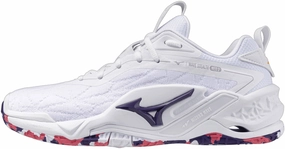 Mizuno Wave Stealth Neo 2 Womens Netball Shoes - White Mizuno performance sneakers for training