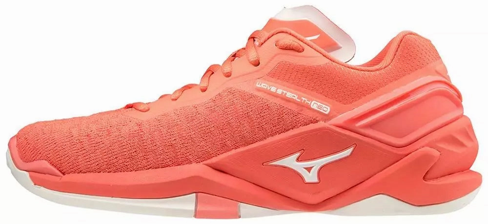 Mizuno Wave Stealth Neo Womens Netball Shoes - Orange Mizuno performance sneakers for training