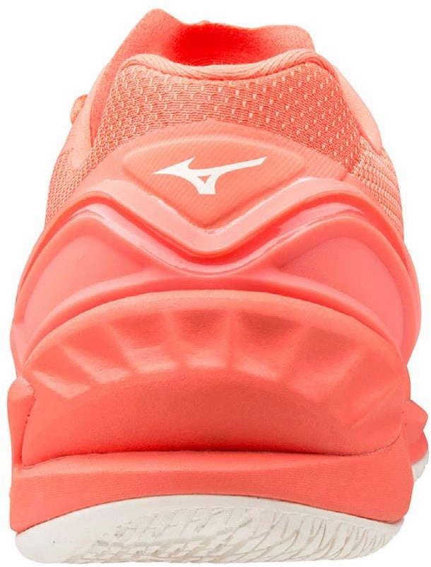 Mizuno Wave Stealth Neo Womens Netball Shoes - Orange Performance Sneakers