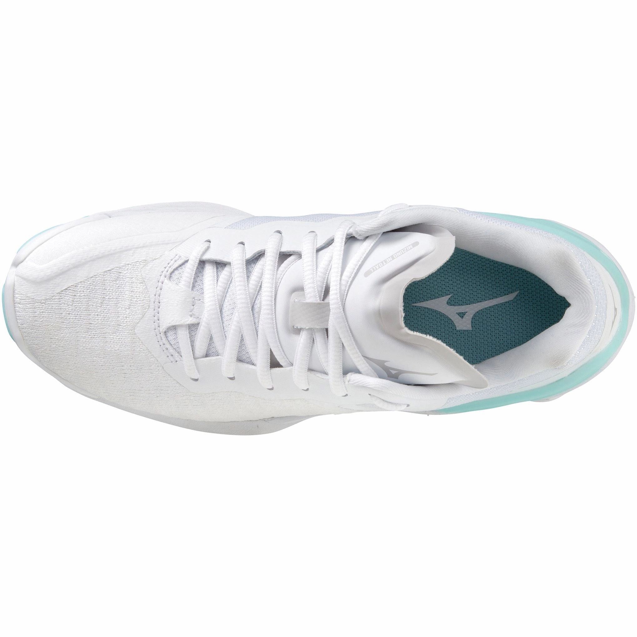 Mizuno Wave Stealth Neo Womens Netball Shoes - White Performance Sneakers