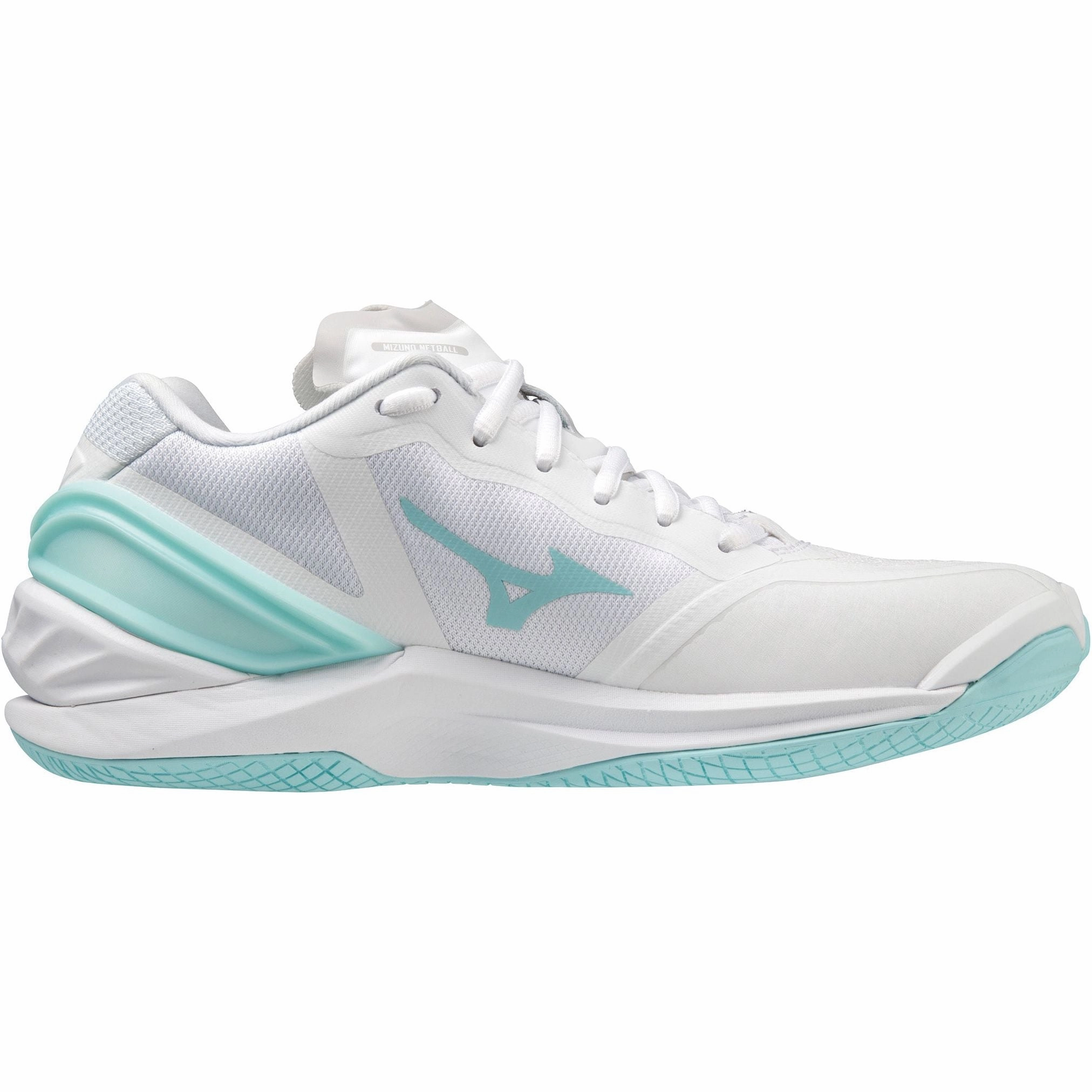 Mizuno Wave Stealth Neo Womens Netball Shoes - White Performance Sneakers