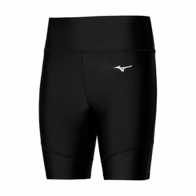 Mizuno Women's Impulse Core Mid Tight in Black SS25 Mizuno durable running shoes for pavement