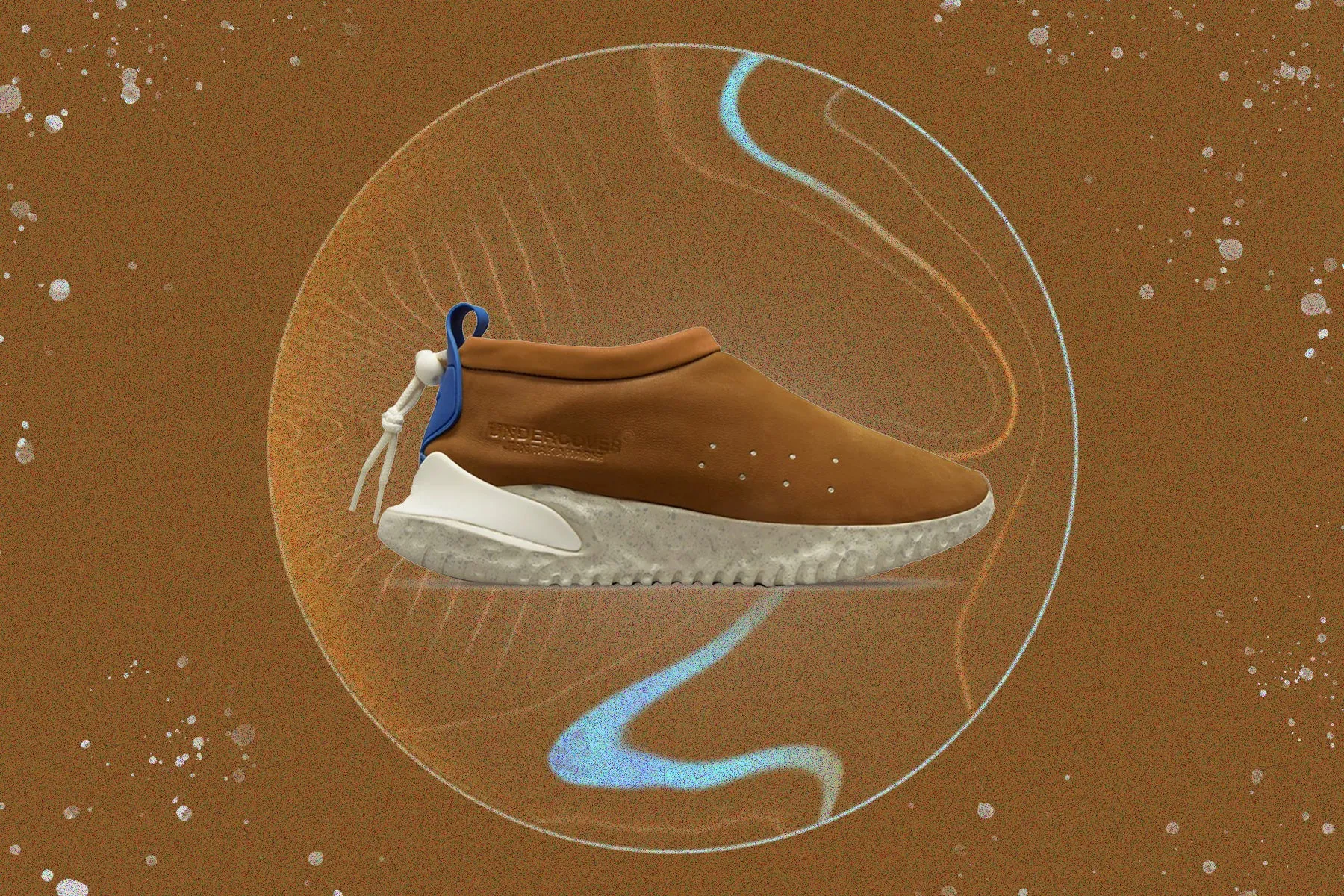Moc Flow x UNDERCOVER - Ale Brown/Team Royal/Light Beige Nike trainers with responsive foam