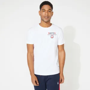 Nautica Men's Big & Tall Nautica Sailing Club Graphic Tee Bright White Nautica
