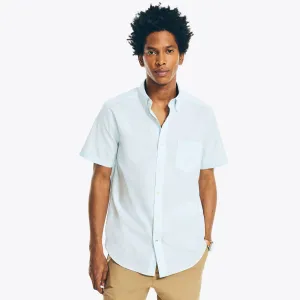 Nautica Men's Big & Tall Solid Oxford Shirt Sea Mist Nautica