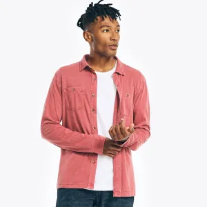 Nautica Men's Classic Fit Cotton-Knit Shirt Indian Summer Nautica